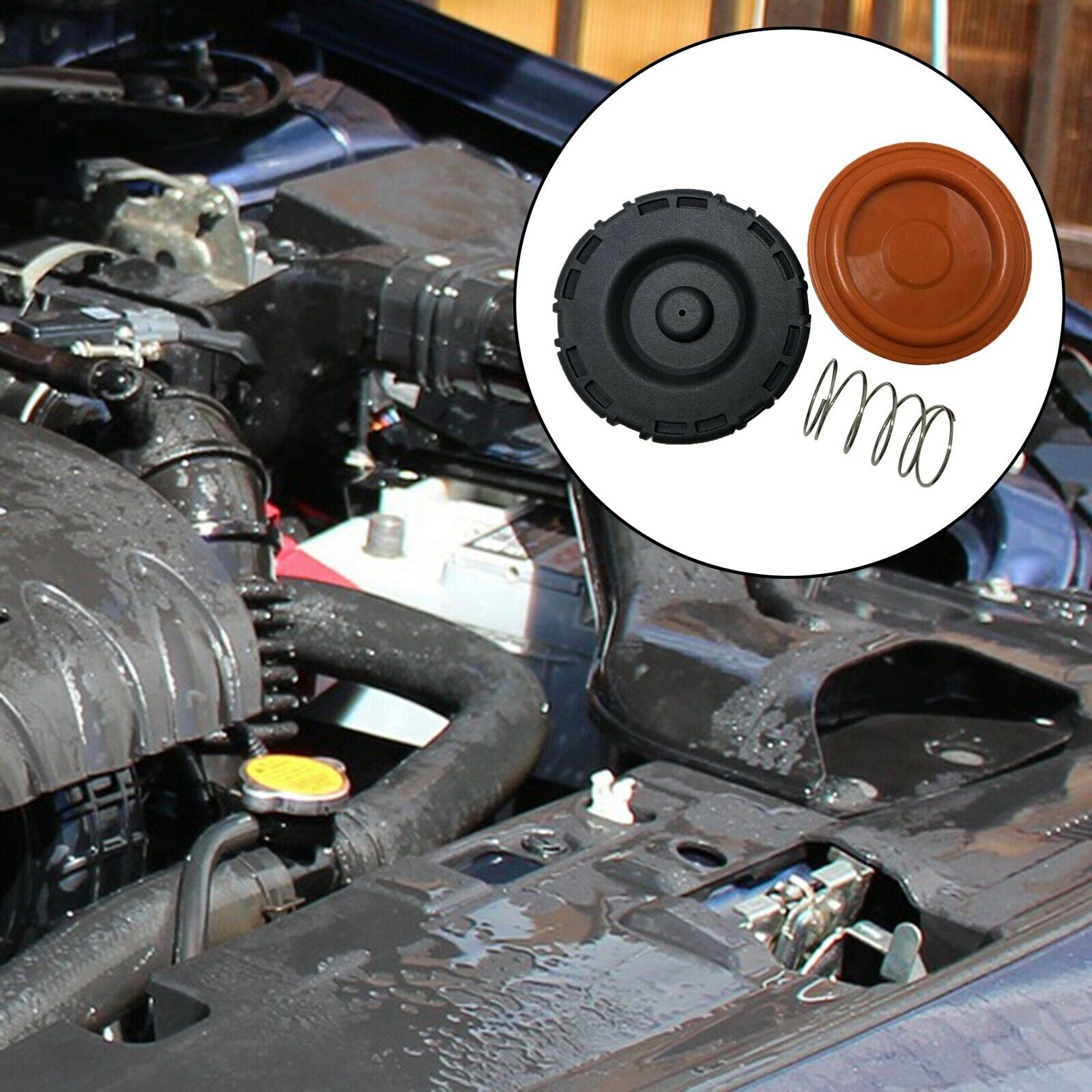 Pcv Valve Cover Kit LR041443 with Membrane Fit for LR4 Range Rover XF 3.0L.