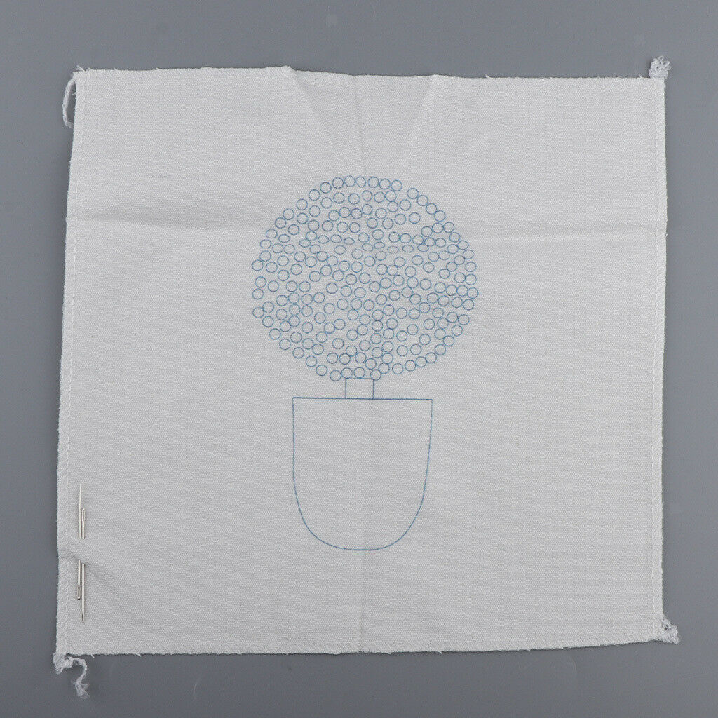 Embroidery Starter Kit Cross Stitch Kit with Plant Pattern for Beginners 4