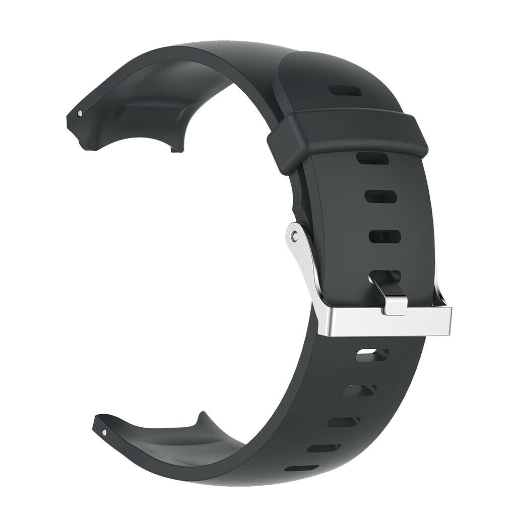 Silicone Wrist Band Replacement Strap, fit for Garmin Approach S3 Watch - Black