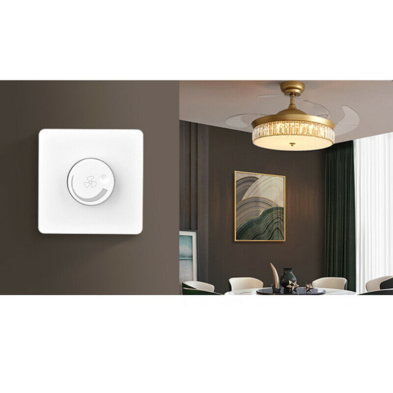 Adjustment Ceiling Fan Speed Control Switch Wall Button Dimmer Switch 220.l8