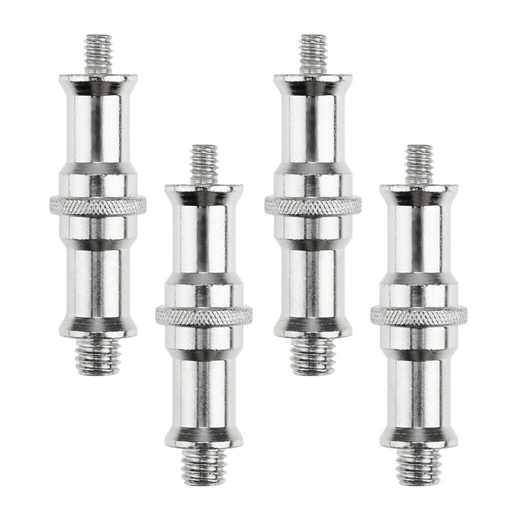 4 pieces 1/4 "to 3/8" tripod adapter with external thread for flash light tripod
