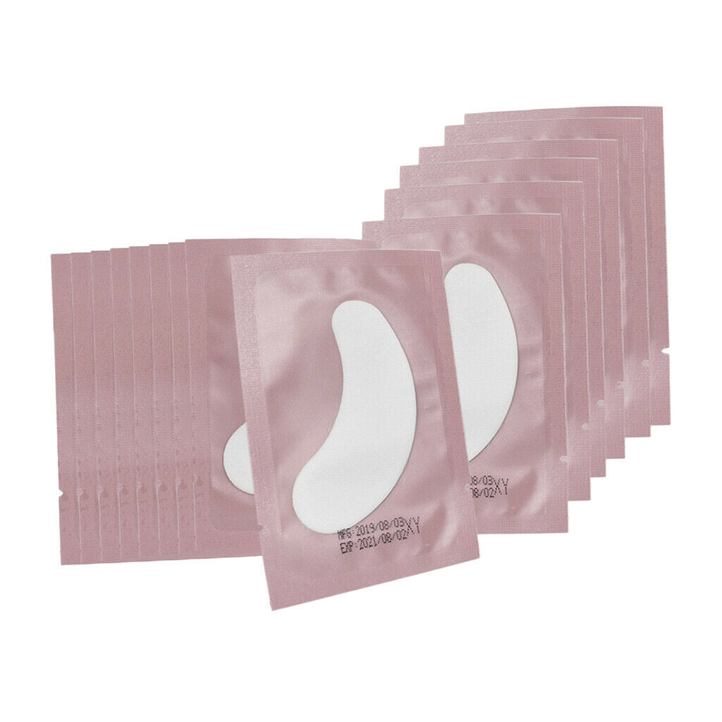 50Pcs Lint Free Non-Woven Eyelash Eye Pads DIY False Eyelash Lash Extension