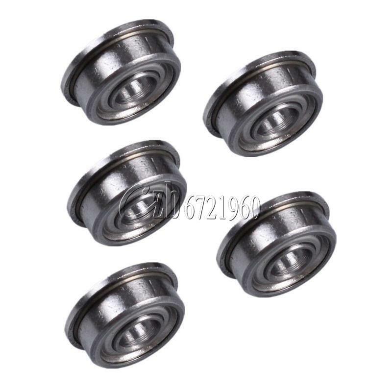 2PCS Mini 4mm*10mm*4mm MF104ZZ Metal Double Shielded Flanged Ball Bearings