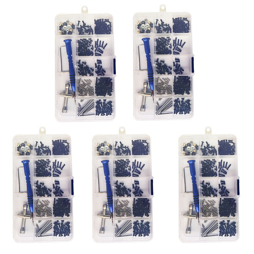 5 Sets Screws Bolt Repair Tool Box for Wltoys 1/14 144001 Replacement Parts