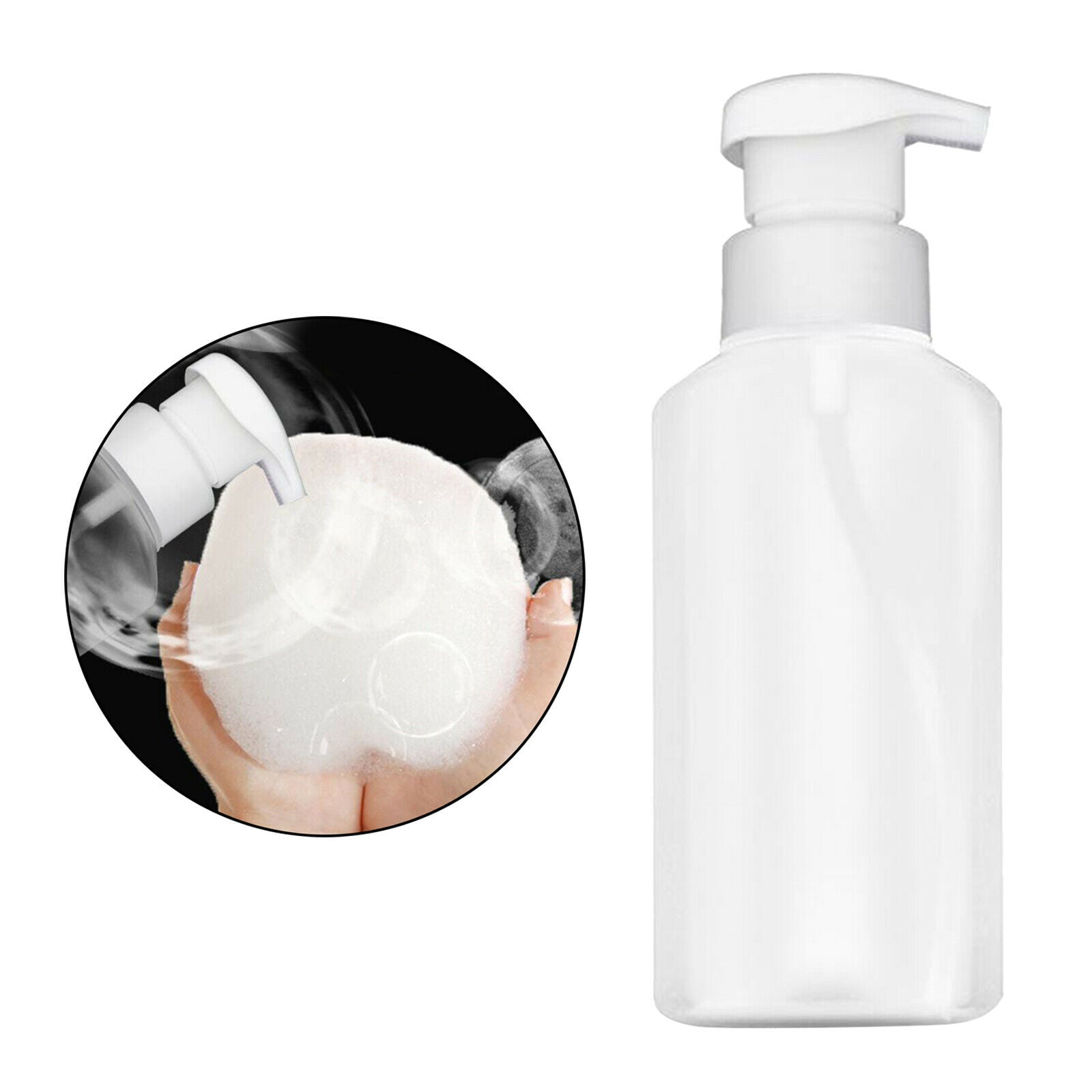 Clear Plastic Foam Bottle Soap Pump Container Bottle for Travel Leak Bottles