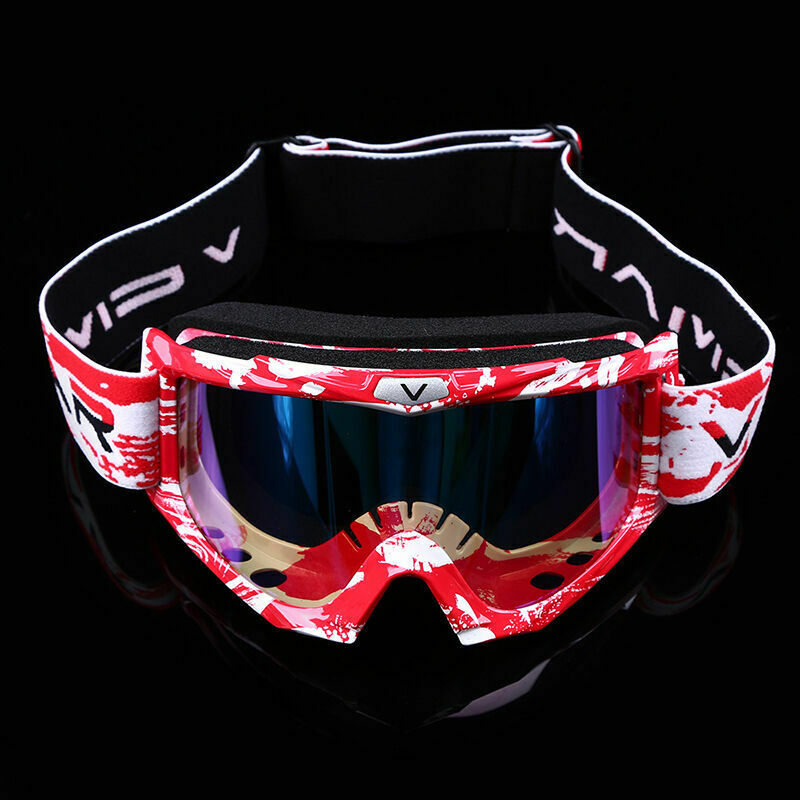 Motorcycle Motocross Riding Goggles ATV Dirt Bike Off Road Color Eyewear Glasses