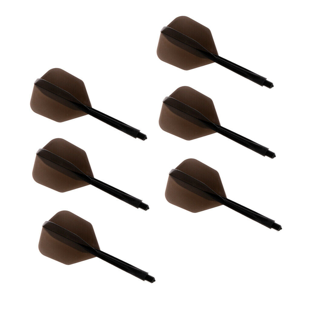 36pcs Durable Dart Shafts with Dart Flights Connection Parts Tools New