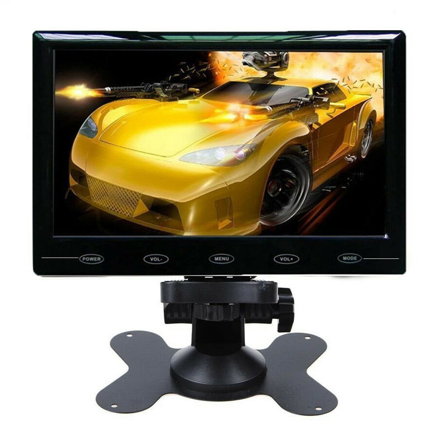 7" TFT LCD Display Car Rear View Monitor Ultra Thin HDMI VGA  with Bracket 12V