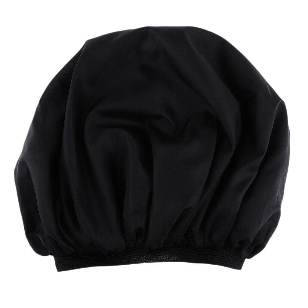 Silk Satin Night Sleep   Hair Bonnet Hat Head Cover Band Adjust Elastic