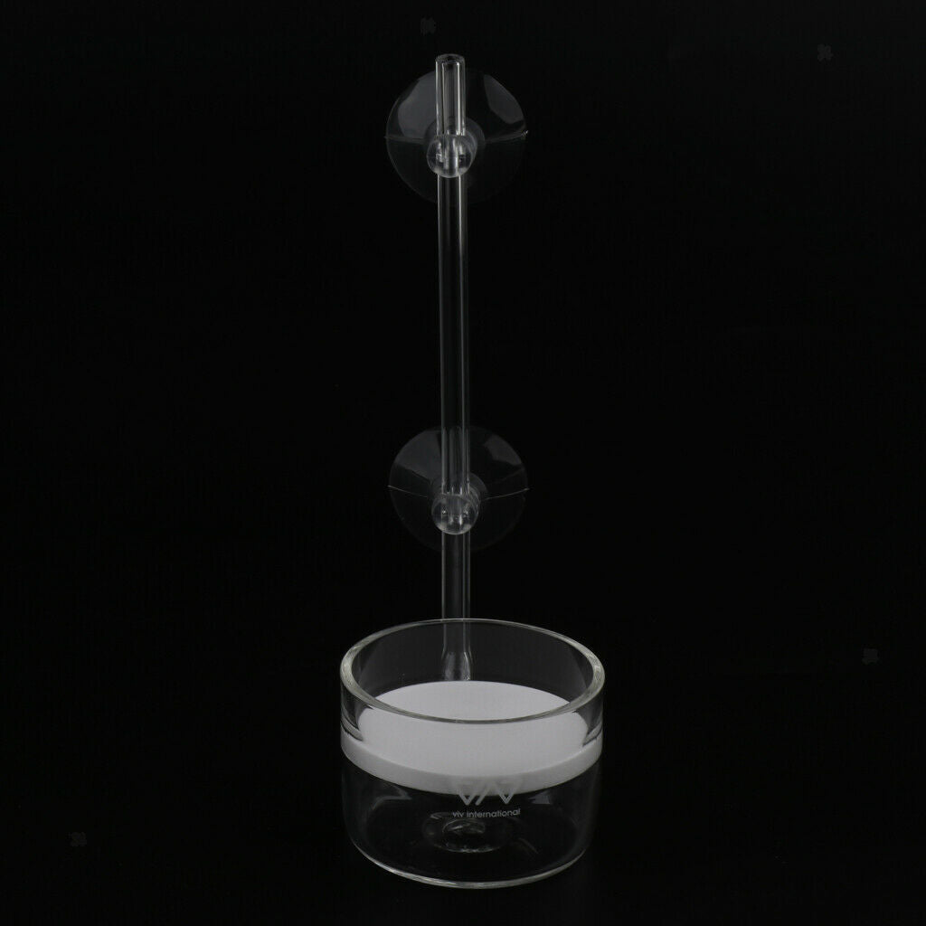 Glass CO2 Diffuser with L-Shape Connecting Tube for Aquarium Tank XXXL