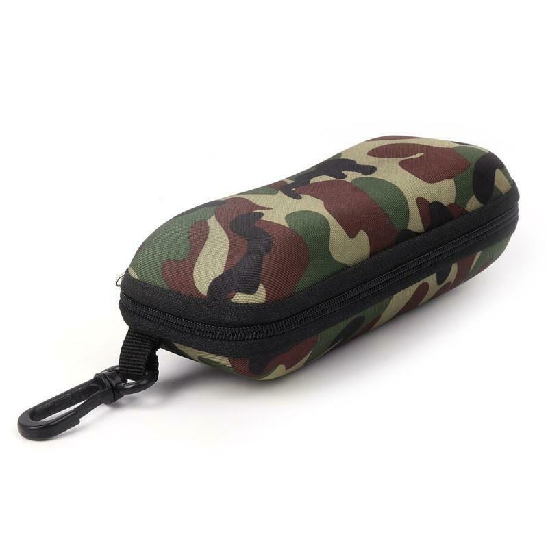 Glasses Box Sunglasses Case Camouflage Storage Protector Zipper Unisex Container