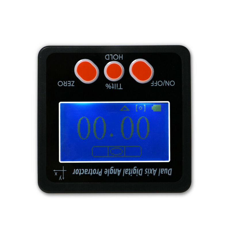 Digital Inclinometer Digital Goniometer Tool Biaxial Protractor Bevel Box