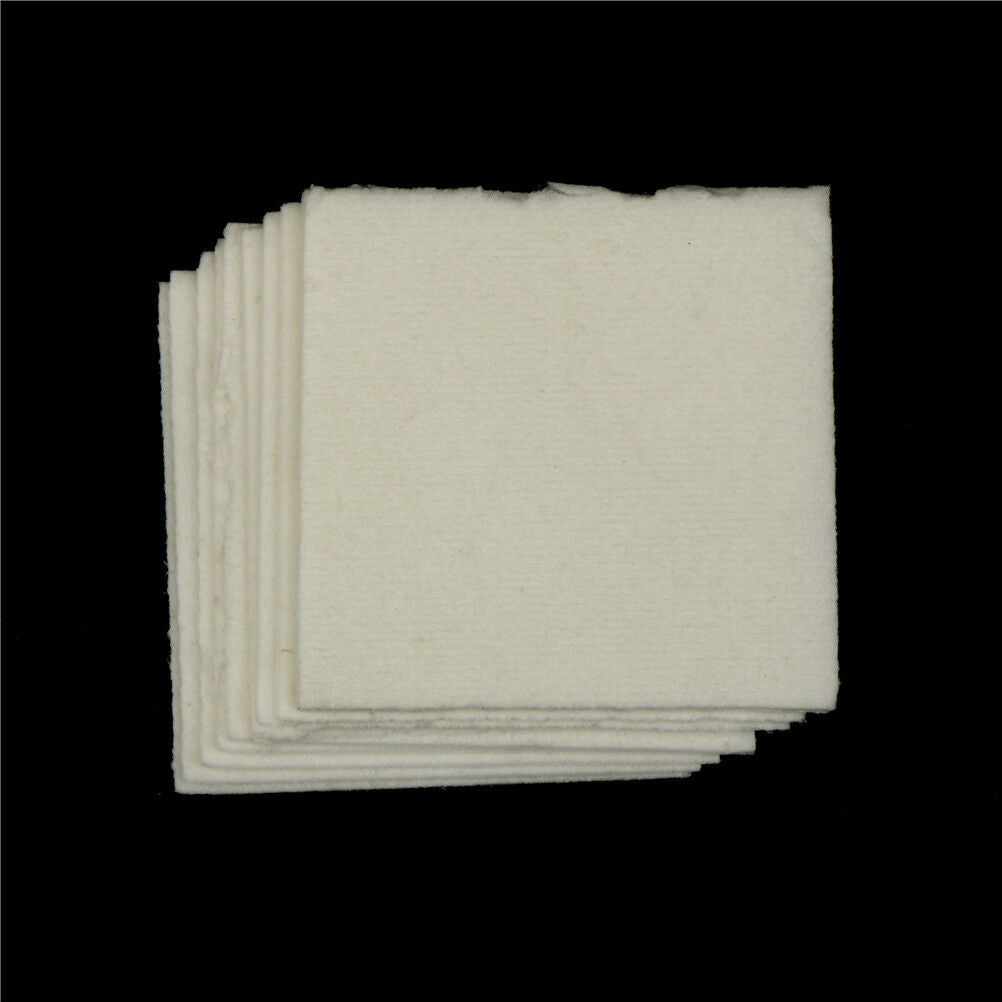 10 Sheets Ceramic Fiber Square Microwave Kiln Glass Fusing Paper 70x70.l8
