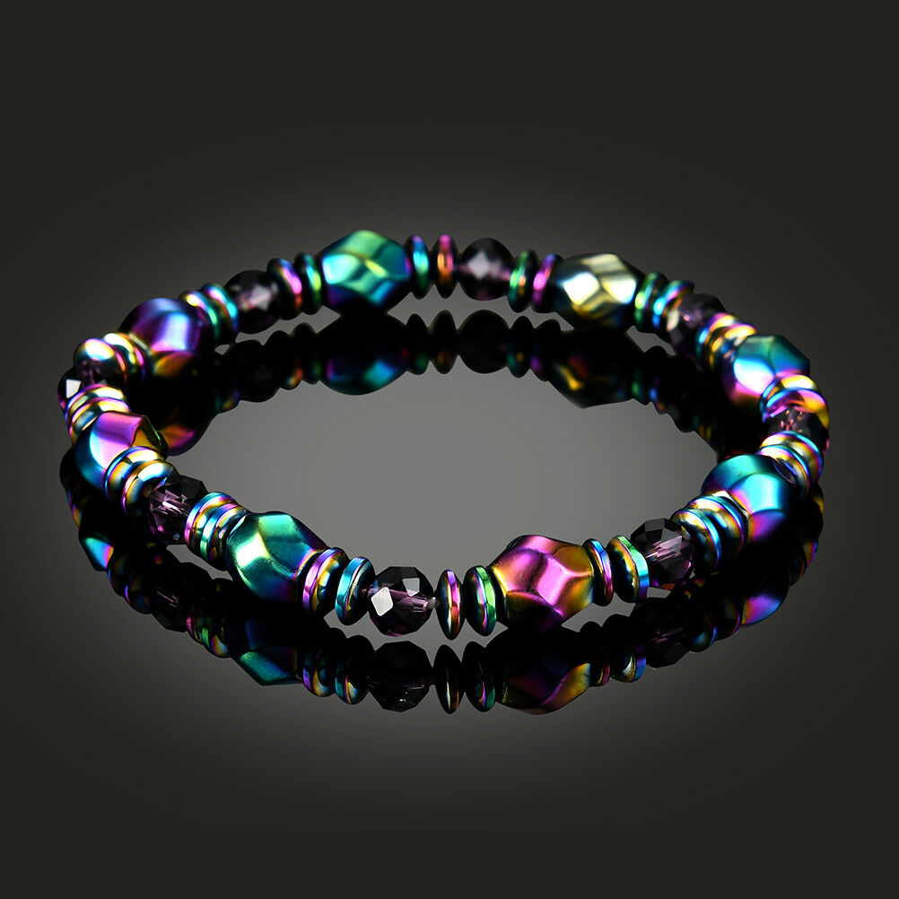 New stylish color black stone anti-fatigue magnetic bracelet.l8