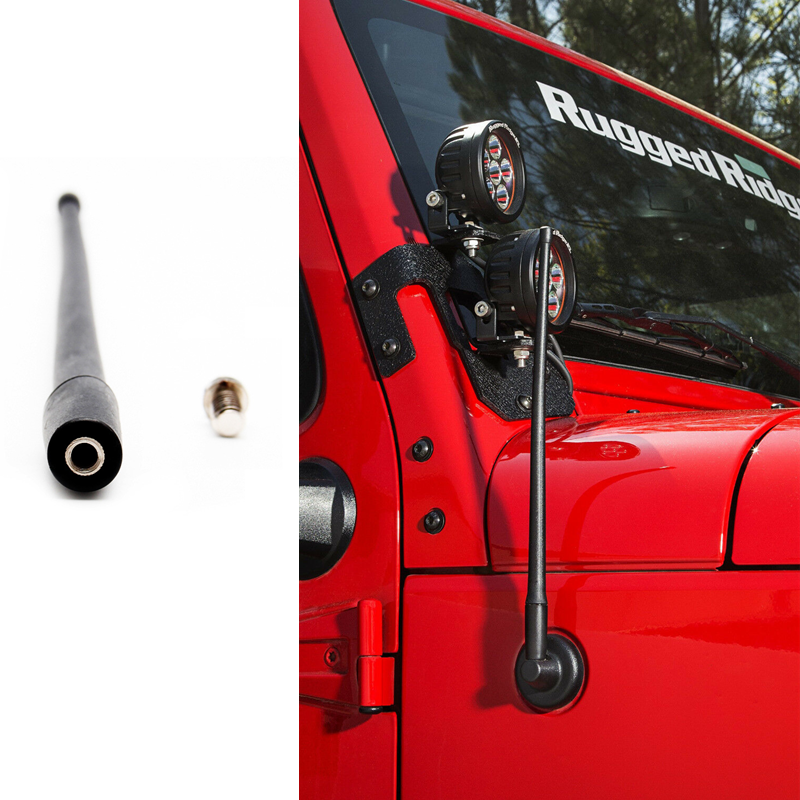 Reflex 13" AM FM Radio Antenna for Jeep Wrangler JK JL 2007 2008 2009 2017 2018