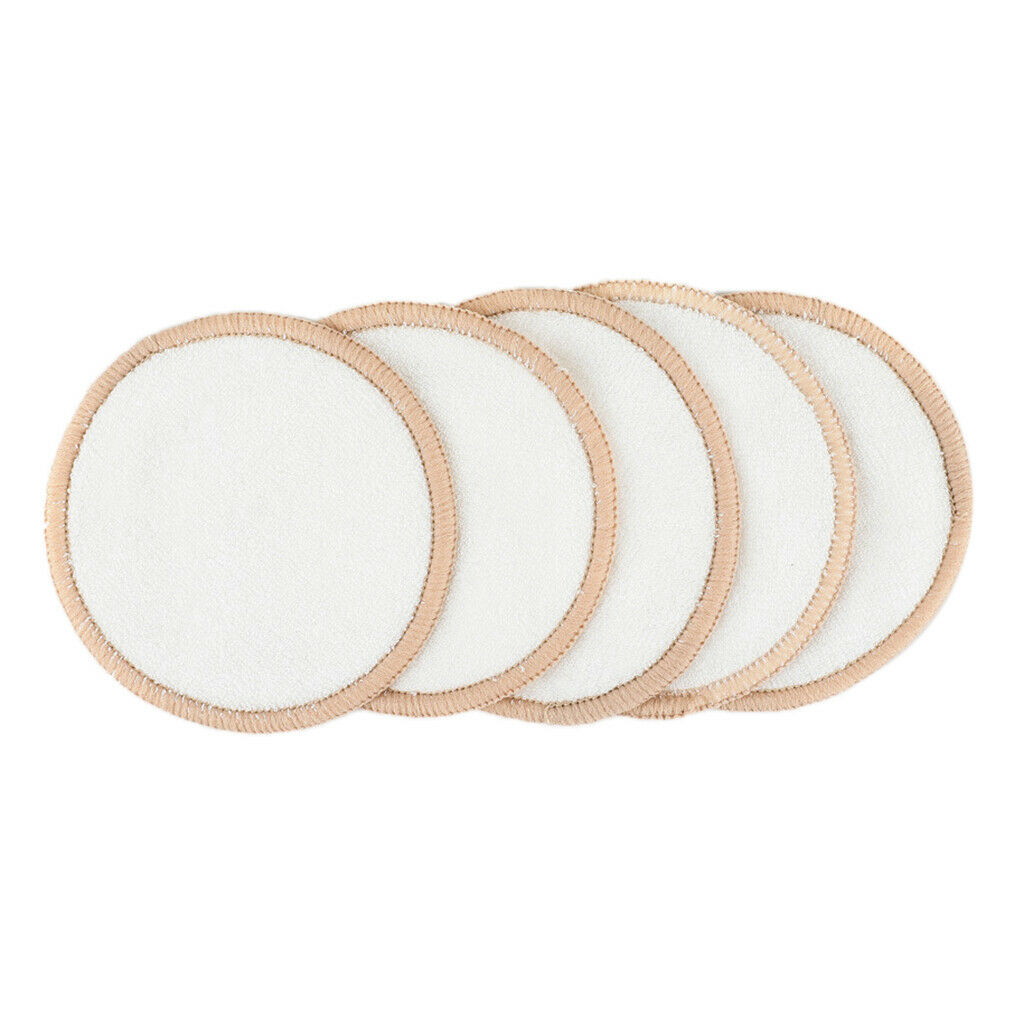 10 Pieces Cotton Reusable Make Up Remover Pad Facial Cleansing Cloth Pads