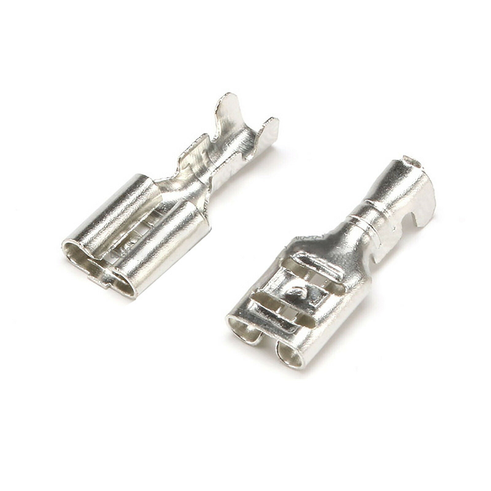 50Pcs 6.3MM Female Spade Terminals Crimp Connector Electrical Terminal Wiring