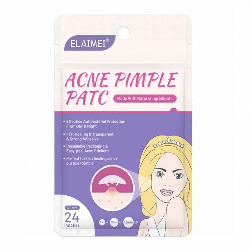 24Pcs/Sheet Invisible Acne Patches Anti-Acne Colloidal Acne-Covering Patch