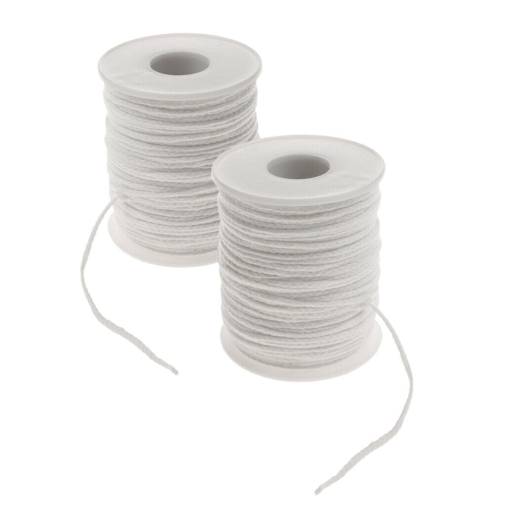 2 Rolls 61m Candle   Spool Can Cut to Correct Length of Candle
