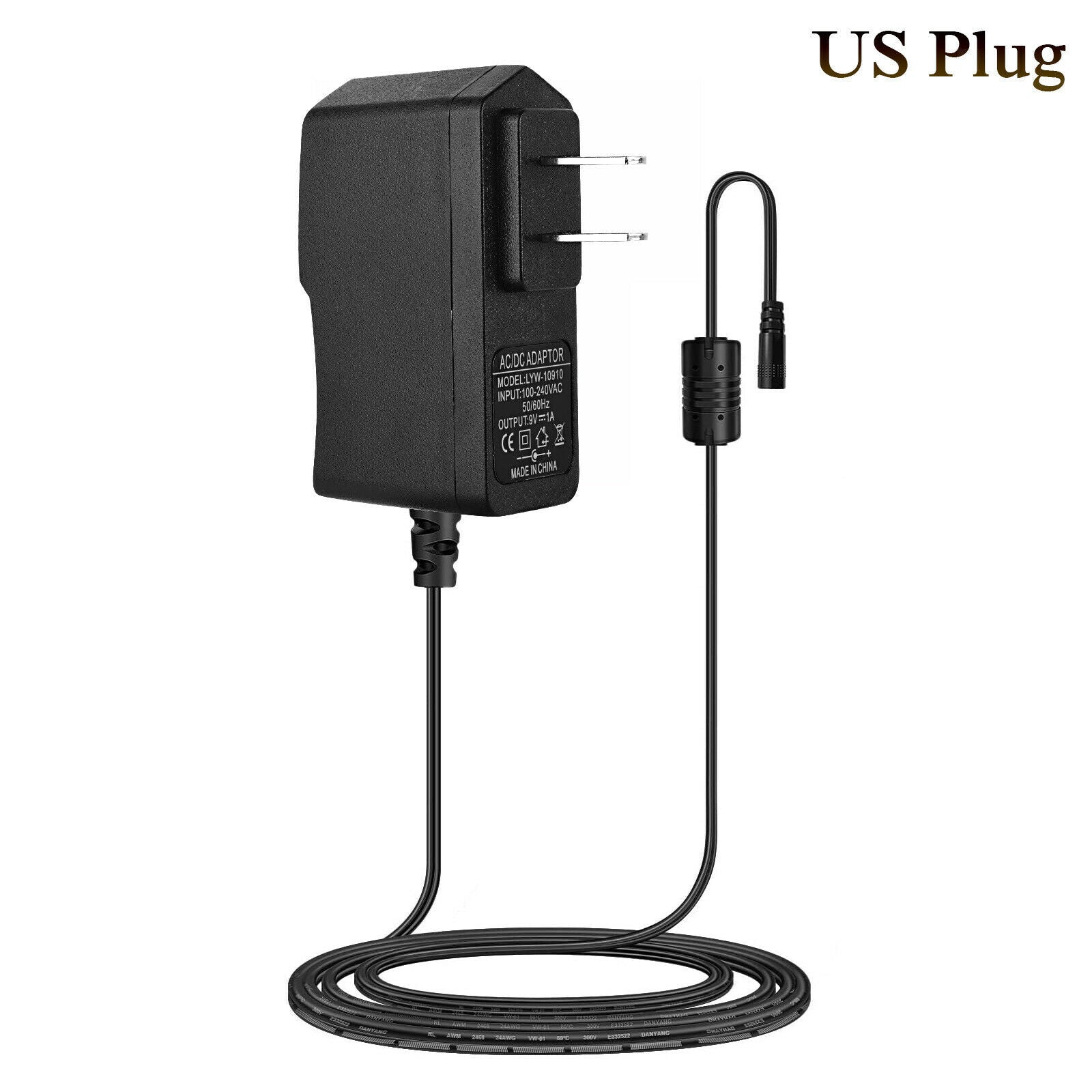 Guitar Pedal Adapter Cord 6.6ft Electronic Organ Cable for Electric Guitar
