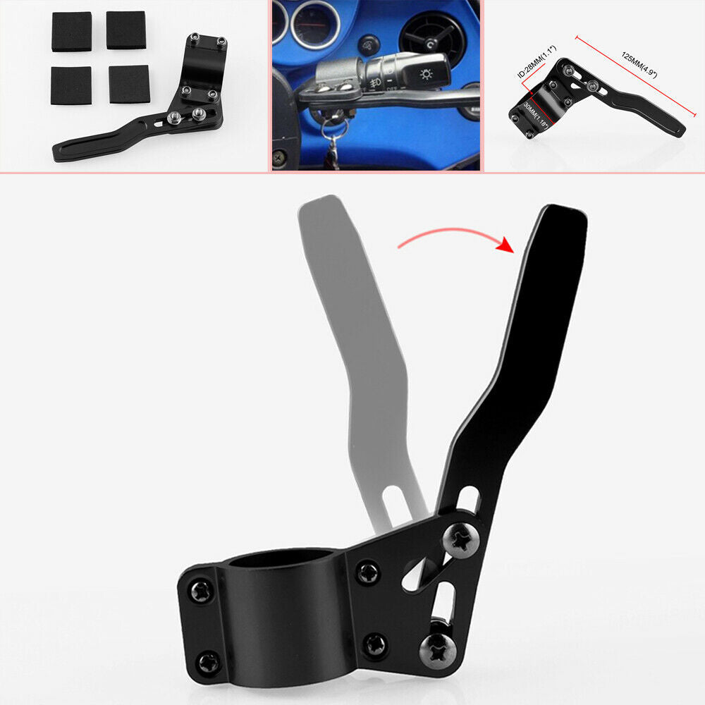 Steering Wheel Turn Signal Lever Position Up Turn Rod Extension Extender Black