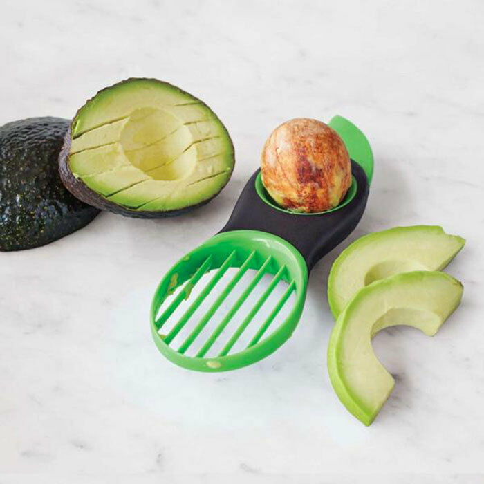 Utensil for Avocado 3 IN 1 Pits, Peels And Cut IN Slice New