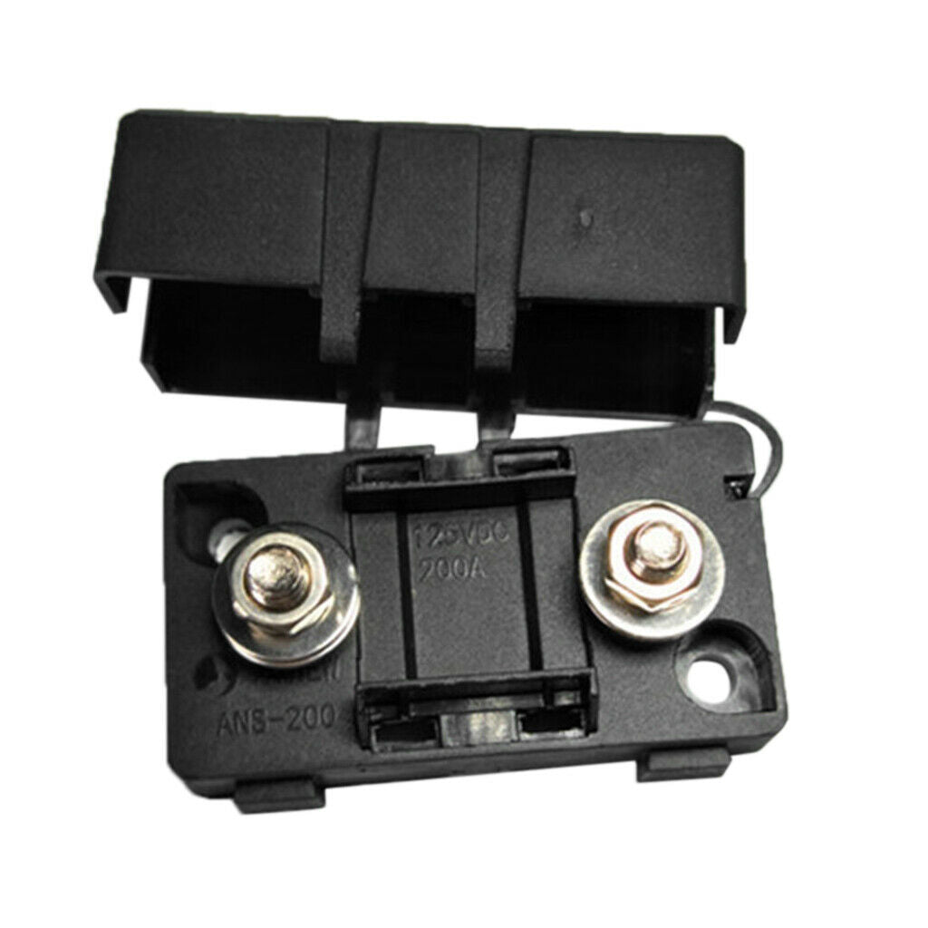 Automotive Car Mini ANS Fuse Holder Fusebox Block Dustproof Cover 30A+80A