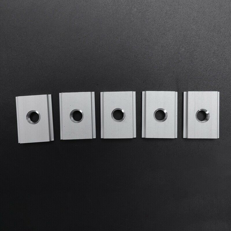 5Pcs M8 T-Track Slider Sliding Nut Aluminum Alloy T Slot Nut For Woodworking TB6