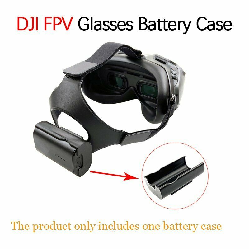 Battery Storage Case Back Buckle Glasses Headband Clip For DJI FPV Combo Drone