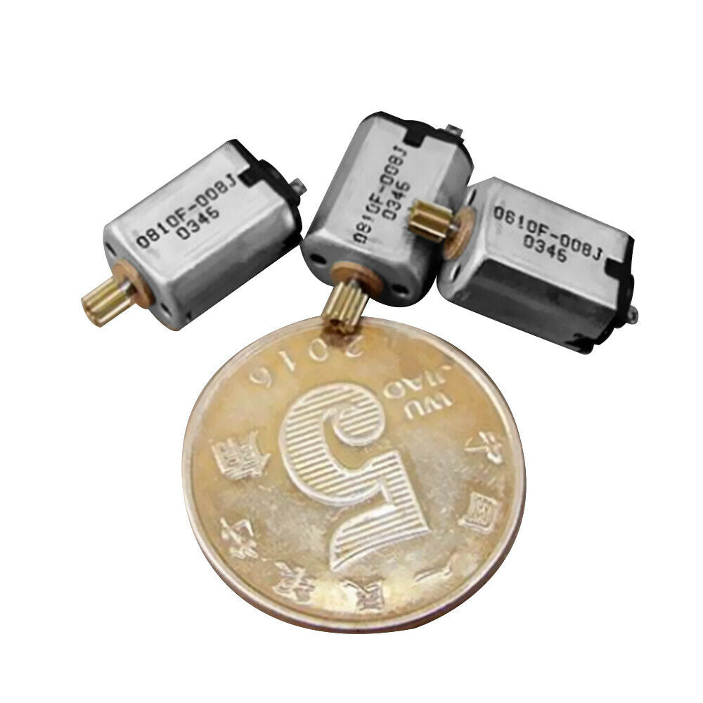 10PCS Micro K10 Precision Motor DC 3V 35000RPM 6*8*10mm High Speed Metal Brush