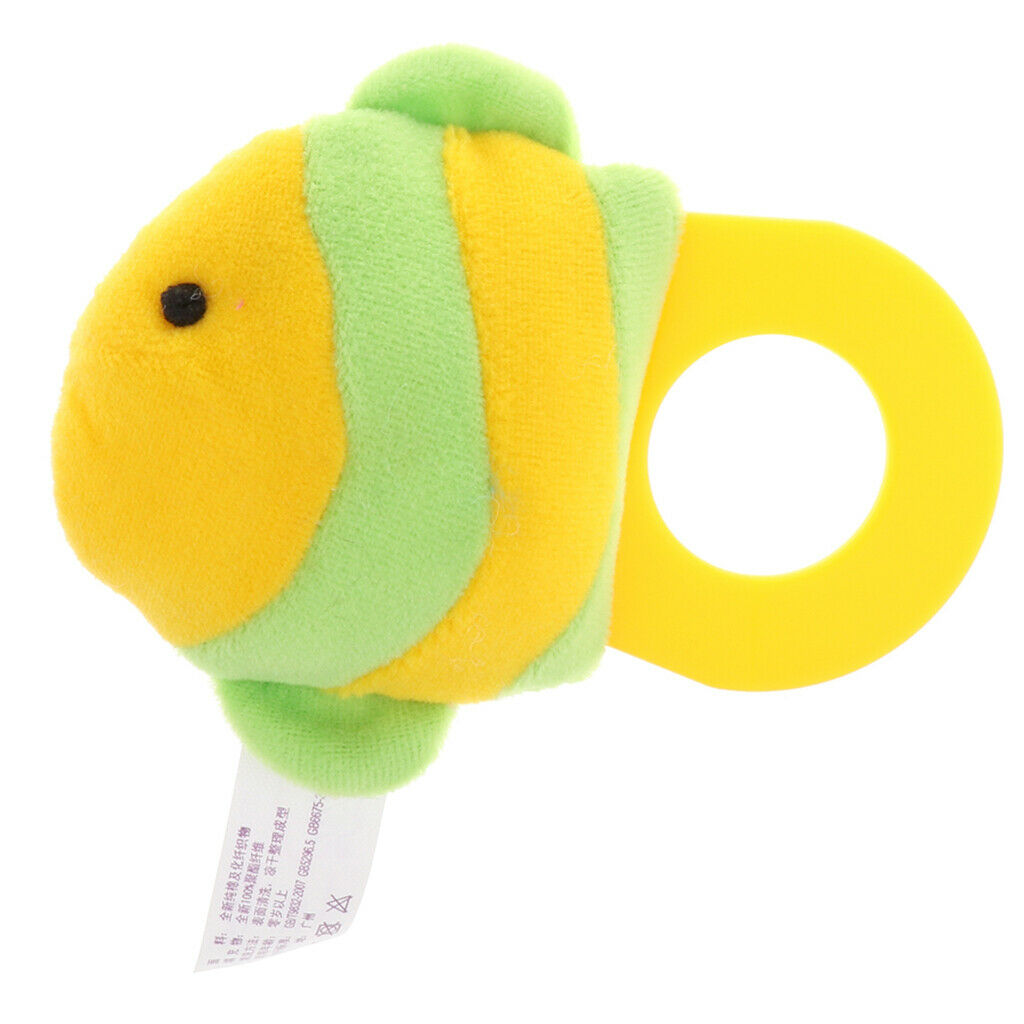 Baby Plush Teething Toys, Cartoon Animals Shape Teethers, Baby Appease Toys Fish