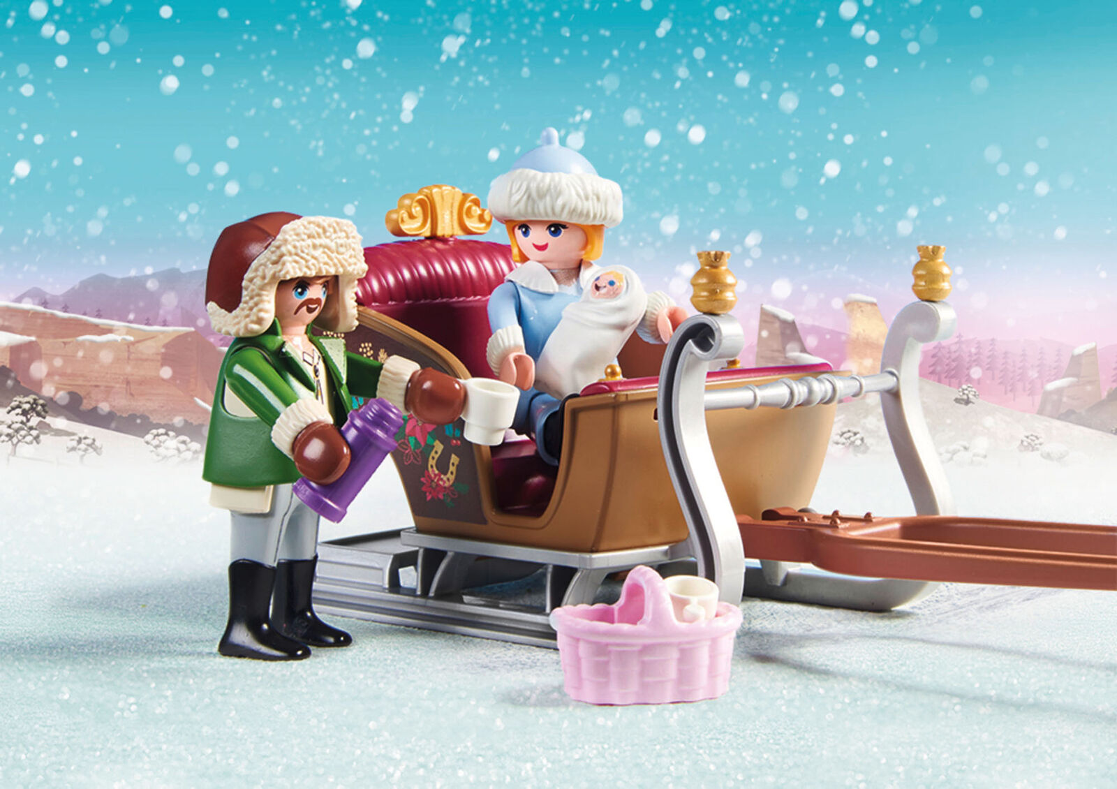 70397 Playmobil DreamWorks SpiritÂ© Winter Sleigh Ride Suitable for ages 4 years