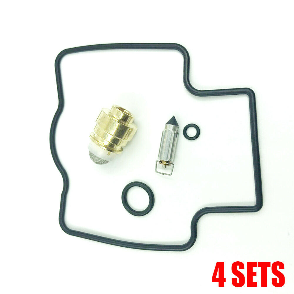 4 Sets For 1995-1997 KAWASAKI Ninja ZX-6R ZX600F Carburetor Rebuild Repair Kit