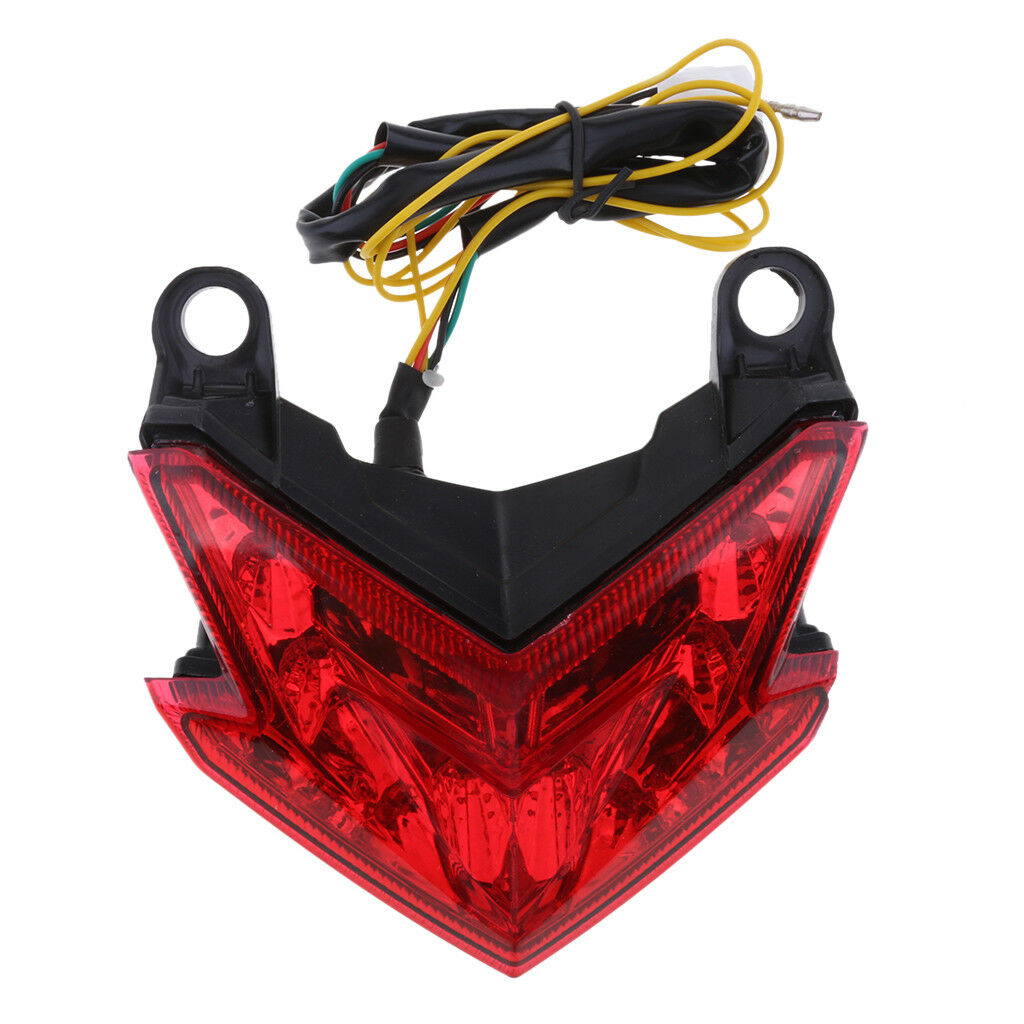 Led Integrated Tail Turn Signal Light For KAWASAKI Ninja ZX-6R Z800 Red Lens
