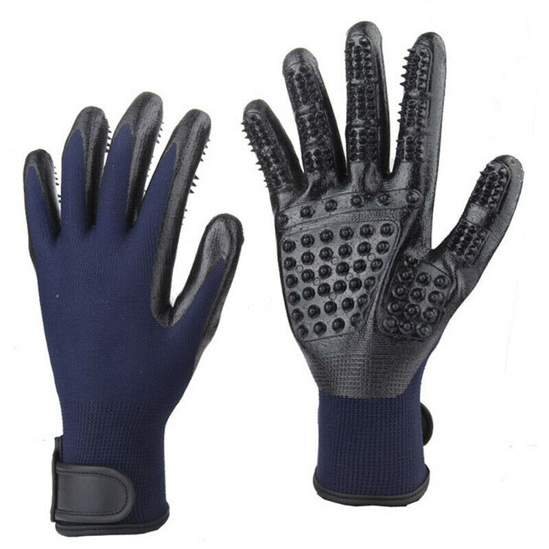2pcs Pet Grooming Gloves Dog Cat Hair Cleaning Brush Comb Remove Animal Massage