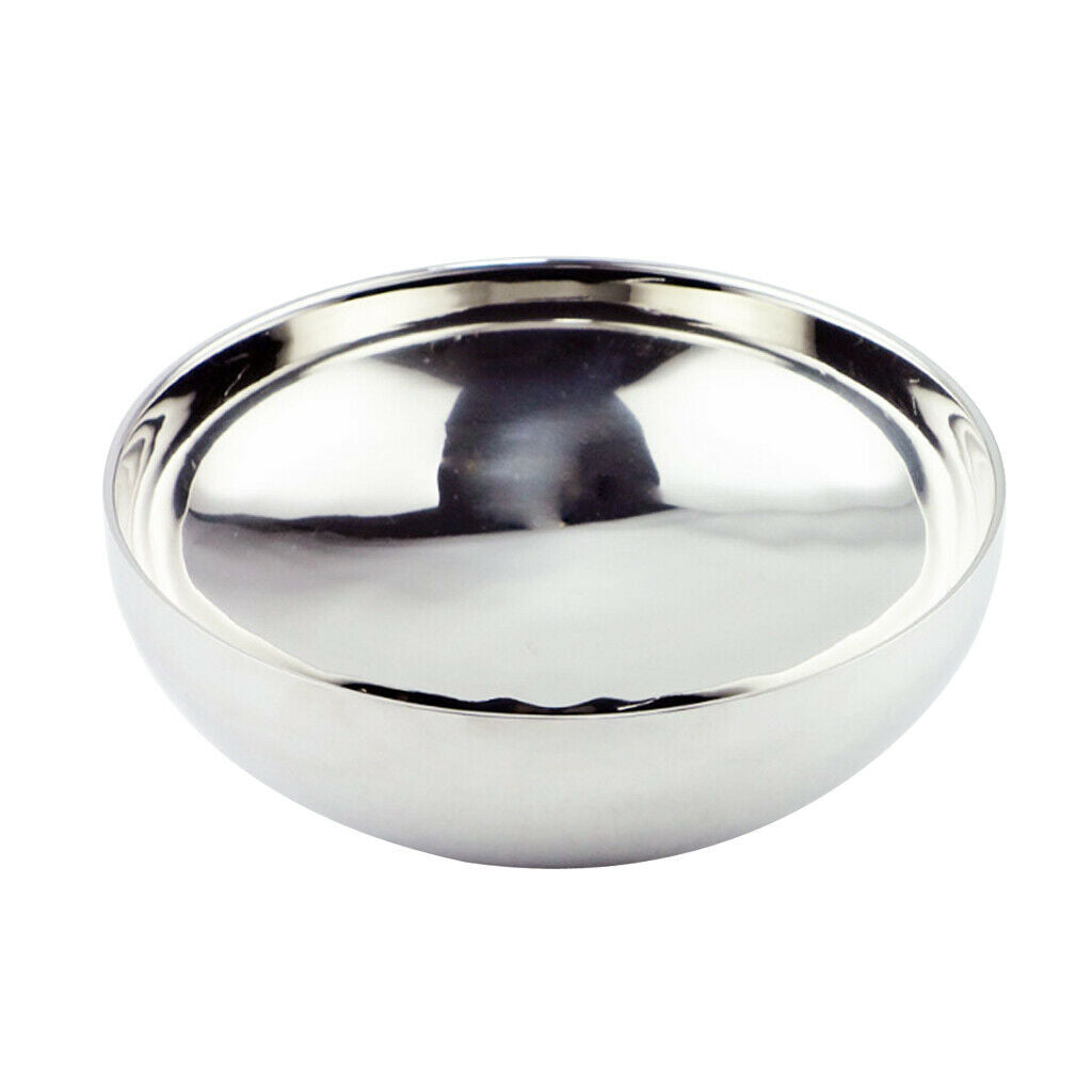 3x Stainless Steel Ramen Noodles Bowl Pasta Fruit Dessert Serving Dishes