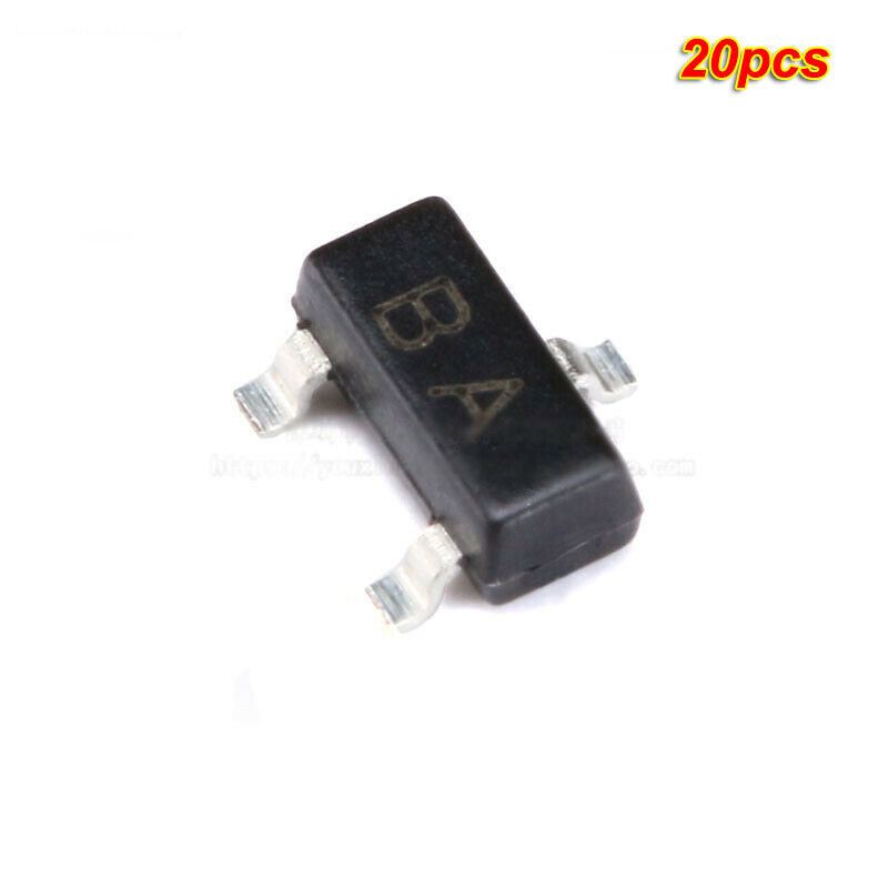 20pcs SMD Triode A1015 silk screen BA SOT-23 PNP -50V/150mA Transistor