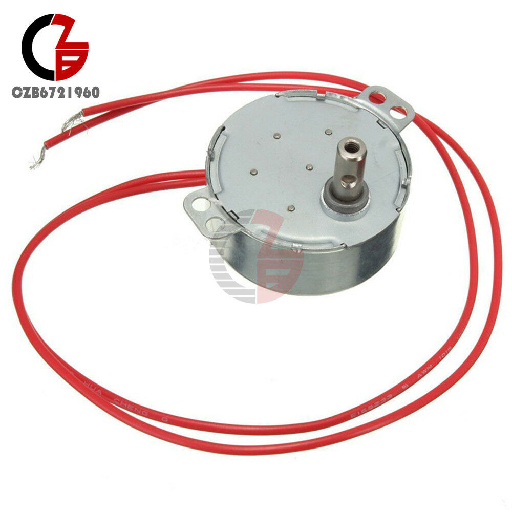 TYC-50 Synchronous Motor AC 12V 50/60Hz 5/6RPM CW/CCW 4W For Microwave Turntable