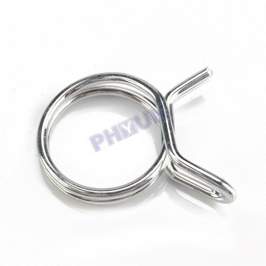 75x Double Wire Fuel Line Hose Tube Spring Clamps Kit Î¦7 Î¦9 Î¦11 Î¦13 Î¦16 Î¦18 Î¦22