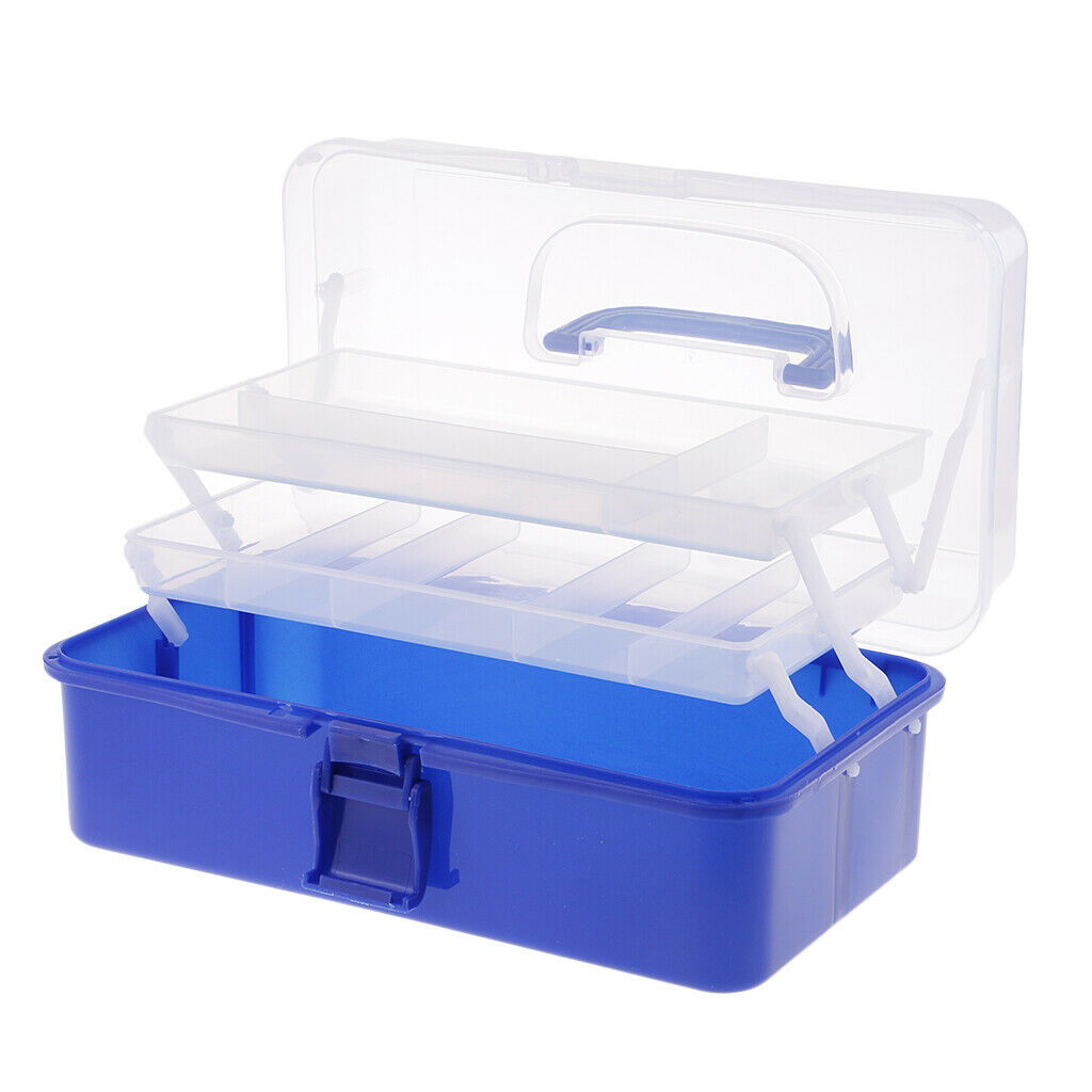 Multi Purpose Plastic Art Supply Tool Box Hobby Craft Storage Case Container