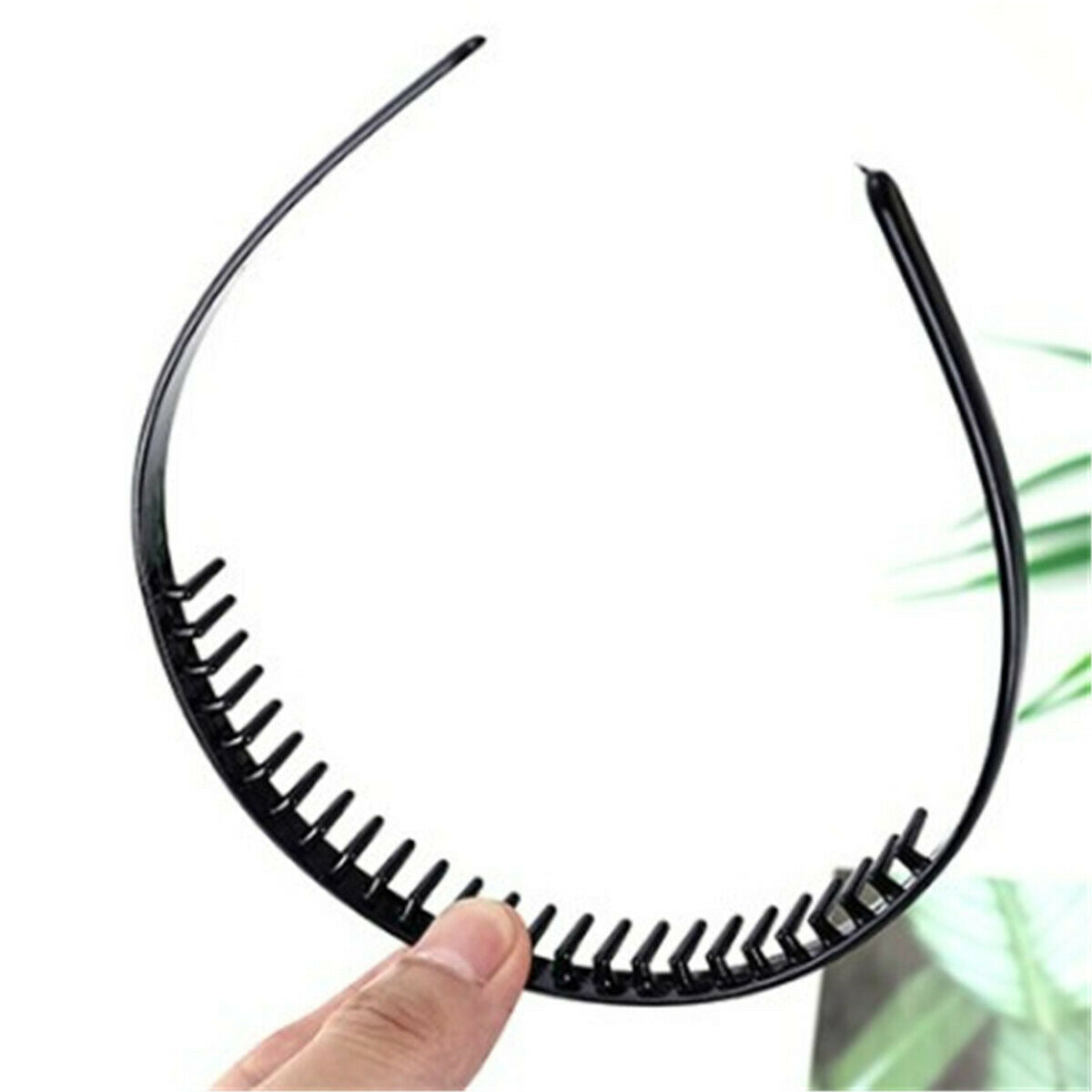 Men Women Shark Tooth Zig Zag Gym Sports Football Soccer Headband Hair Head Band