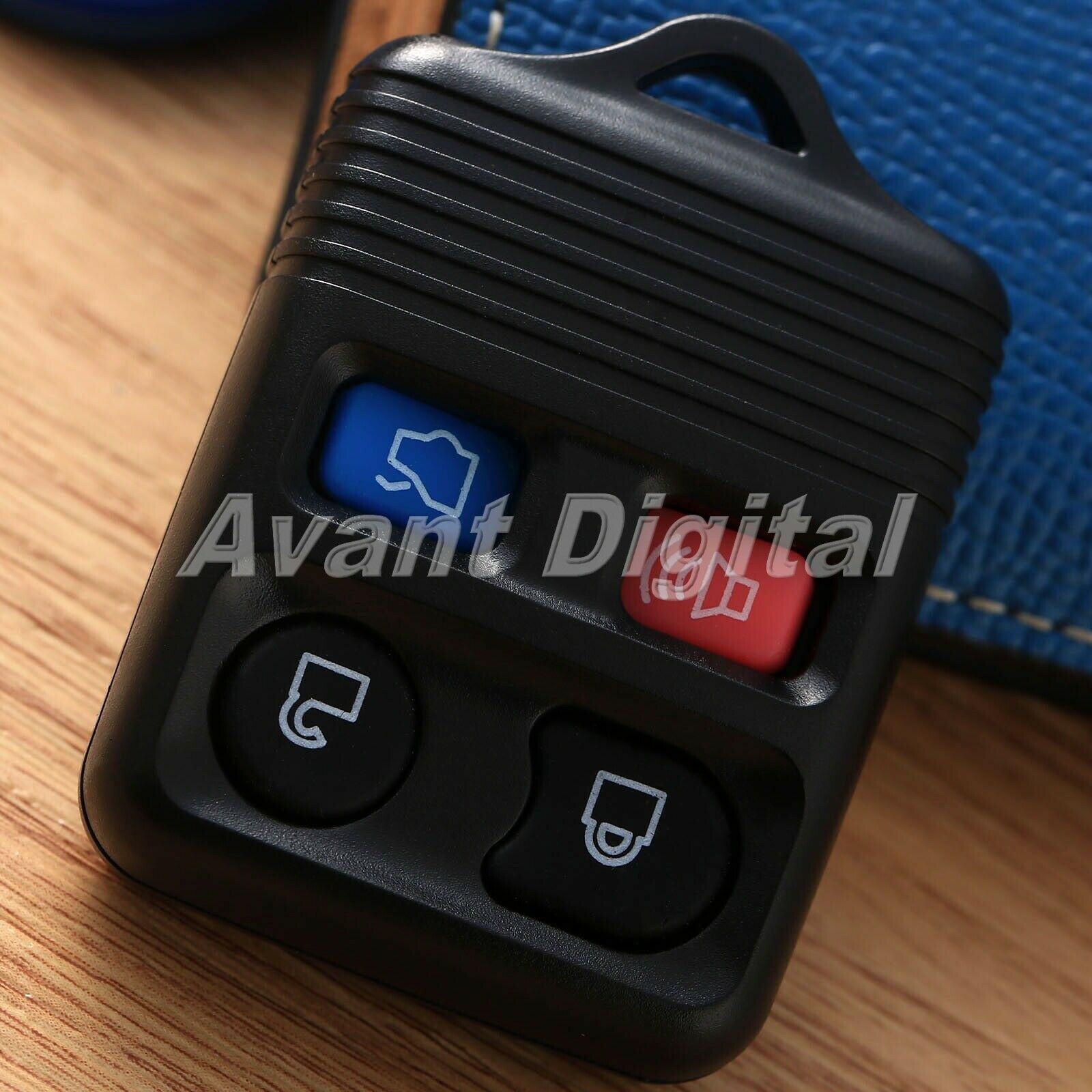 Keyless Entry Remote 4 Buttons Key Shell Case Transmitter Replacement for Ford