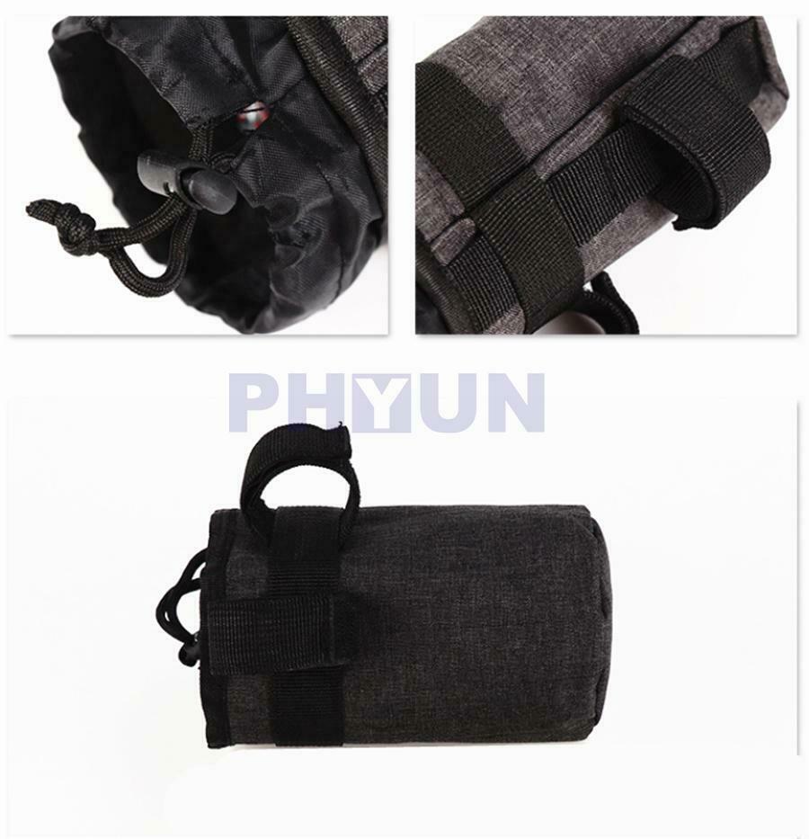 2x Grey 6.1''x3.35" Cup Drink Bottle Holder For 1.2" Motorcycle ATV Handlebar