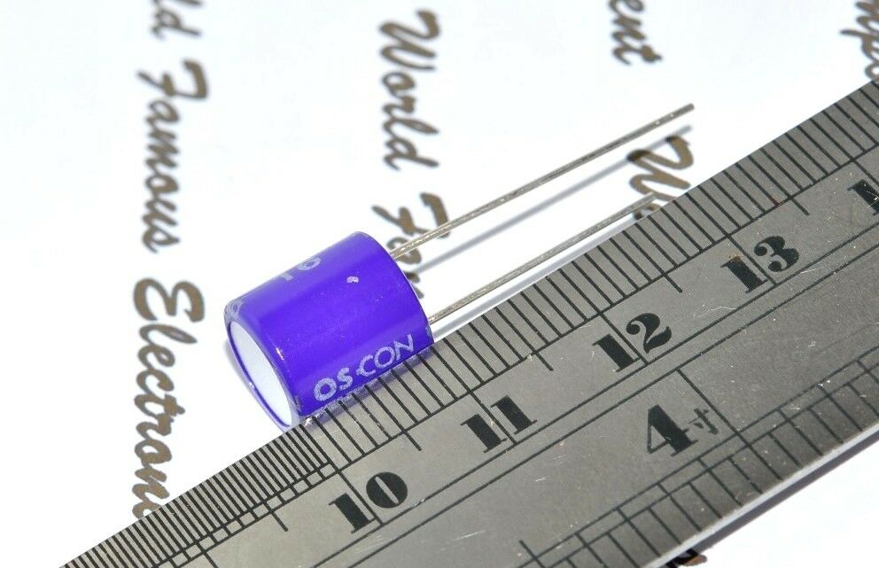 4pcs-SANYO 150uF 16V OSCON(OS-CON) Radial Aluminum Solid Capacitors - 16SA150M