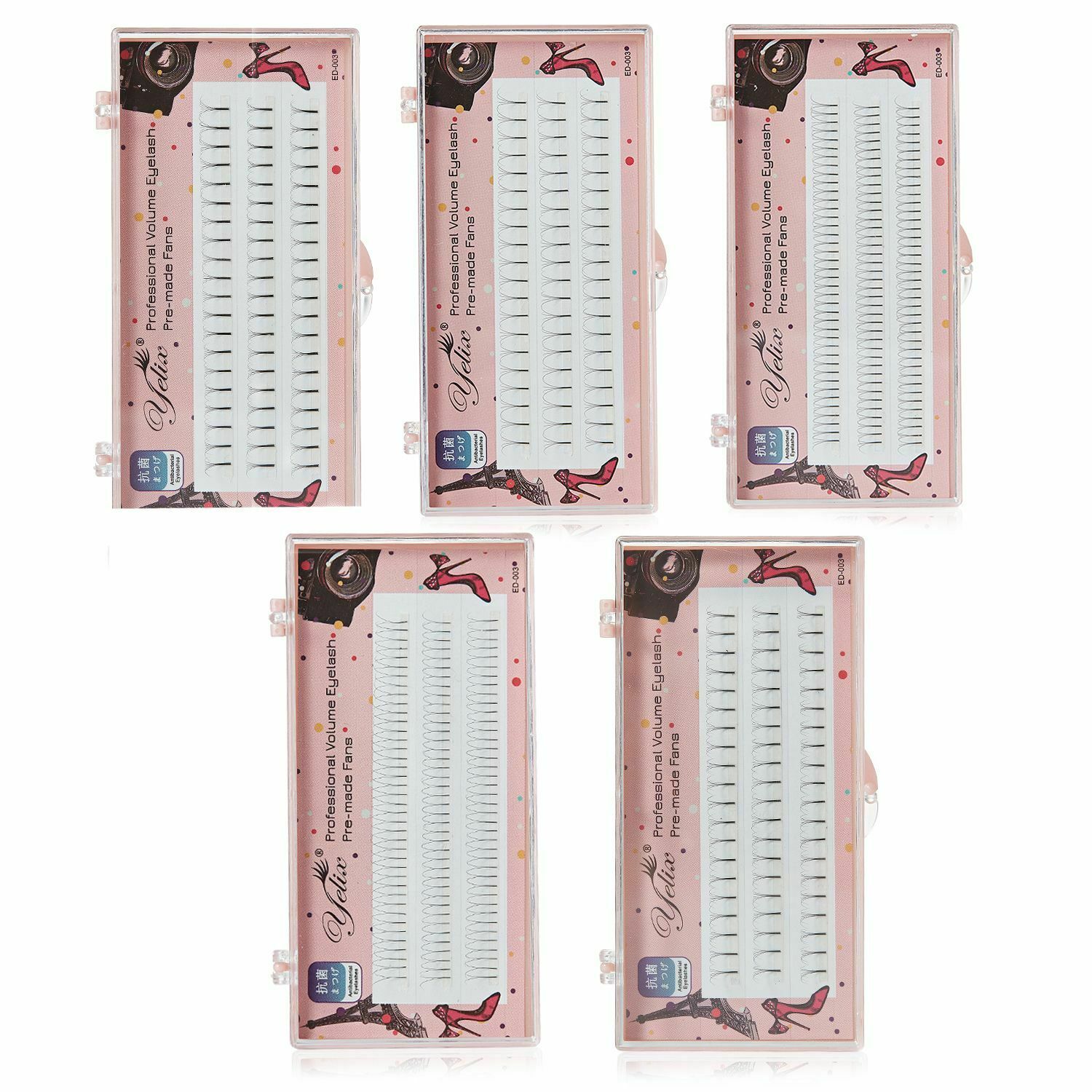 Eyelashes Extension Easy to Apply Natural Long Premade Volume Fan Eyelashes