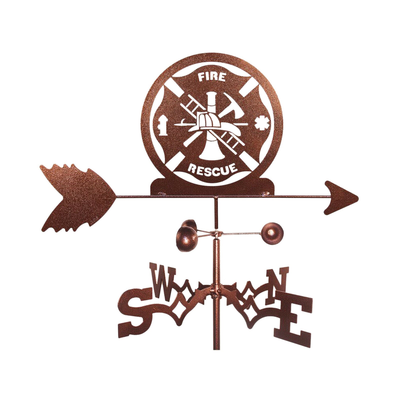 Retro Weather Vane Outdoor Garden Yard Cupolas Barn Silhouettes Decoration