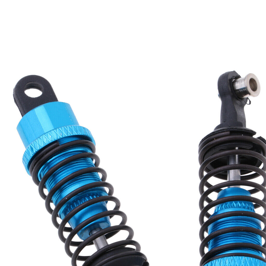 4Pcs Aluminum Alloy Front & Rear Shock Absorbers for WPL C14 C24 Truck Blue