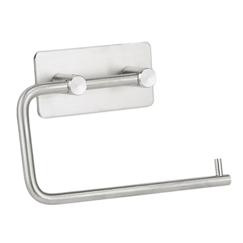 304 Stainless Steel Self-adhesive Paper Towel Holder Toilet Roll Holder