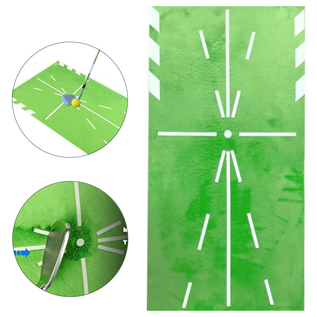 Golf Training Mat Mini Swing Hitting Practice Rug Training Aid Mats Pad