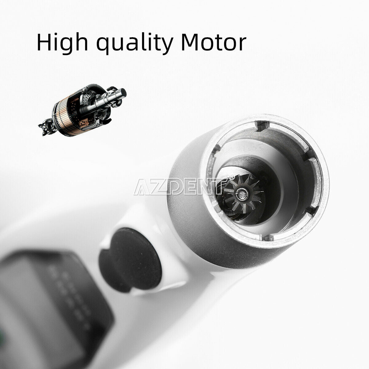 Dental Wireless Mini LED Endo Motor Treatment Q1101 16:1 Reduction Contra Angle